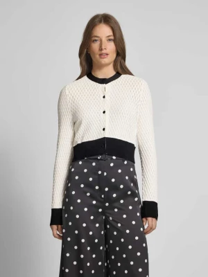 Kurtka z dzianiny z mieszanki wiskozy z okrągłym dekoltem Marc Cain