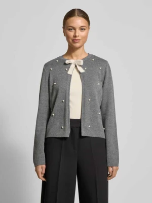 Kurtka z dzianiny z mieszanki wiskozy z perełkami MORE & MORE