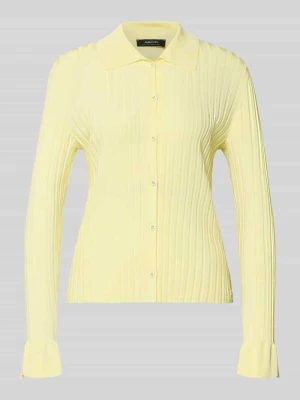 Kurtka z dzianiny z mieszanki wiskozy z wykładanym kołnierzem Marc Cain