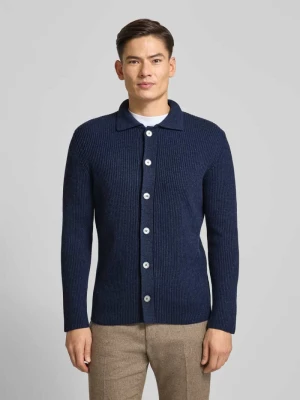 Kurtka z dzianiny z mieszanki żywej wełny z domieszką kaszmiru GRAN SASSO