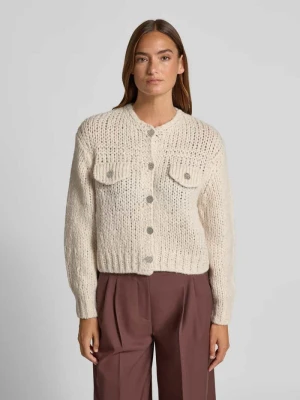 Kurtka o kroju regular fit z dzianiny z dodatkiem moheru Oui