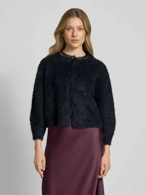 Kurtka z dzianiny z okrągłym dekoltem LUISA CERANO