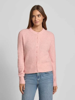 Kurtka z dzianiny z okrągłym dekoltem model ‘Dreni’ Opus