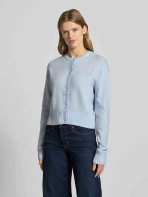 Kurtka o kroju regular fit z dzianiny z dodatkiem wełny model ‘NATALIE’ JJXX