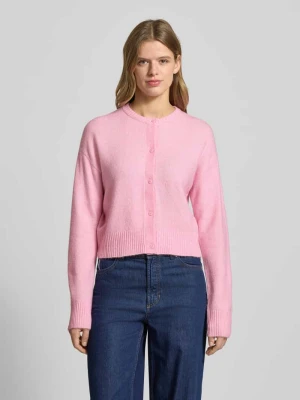 Kurtka o kroju regular fit z dzianiny z dodatkiem wełny model ‘NATALIE’ JJXX