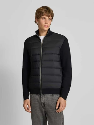 Kurtka z dzianiny z pikowaniem i stójką jack & jones