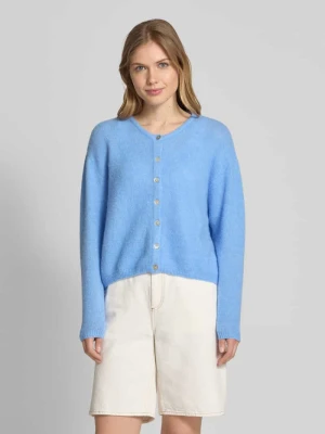 Kurtka z dzianiny z prążkowanymi wykończeniami model ‘VITOW’ American vintage