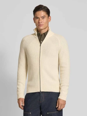 Kurtka z dzianiny z wełny ze stójką model ‘DELTA’ Forét