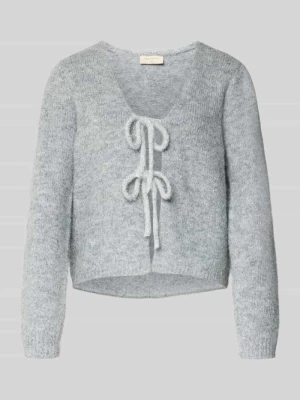 Kurtka z dzianiny z wiązaniem model ‘GRSLULU’ FREE/QUENT