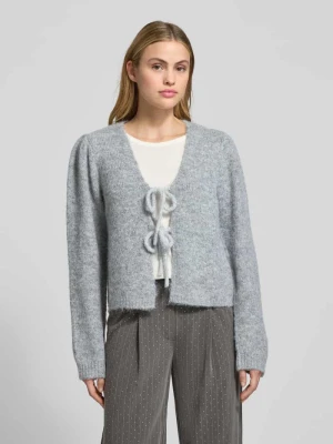 Kurtka z dzianiny z wiązaniem model ‘GRSLULU’ FREE/QUENT