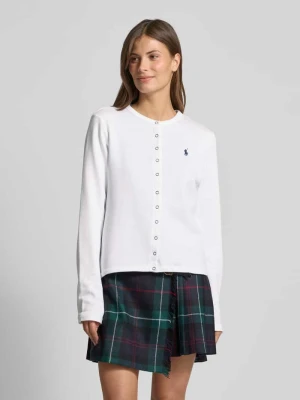 Kurtka z dzianiny z wyhaftowanym logo model ‘TERRY’ Polo Ralph Lauren