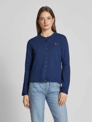 Kurtka z dzianiny z wyhaftowanym logo model ‘TERRY’ Polo Ralph Lauren