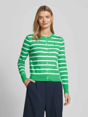 Kurtka z dzianiny z wyhaftowanym logo Polo Ralph Lauren