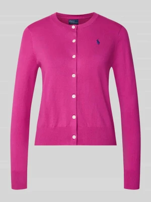 Kurtka z dzianiny z wyhaftowanym logo Polo Ralph Lauren