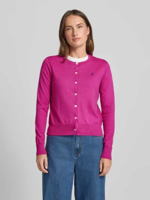 Kurtka z dzianiny z wyhaftowanym logo Polo Ralph Lauren
