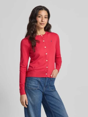 Kurtka z dzianiny z wyhaftowanym logo Polo Ralph Lauren