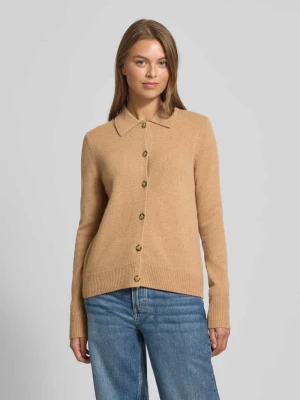 Kurtka z dzianiny o kroju regular fit z czystej wełny Christian Berg Woman