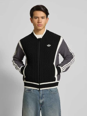 Kurtka z dzianiny z zamkiem błyskawicznym adidas Originals