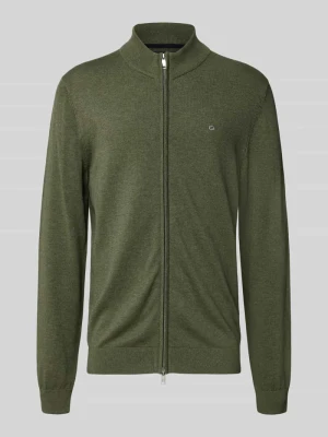 Kurtka z dzianiny z zamkiem błyskawicznym Christian Berg Men