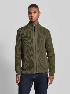 Kurtka z dzianiny z zamkiem błyskawicznym Lerros