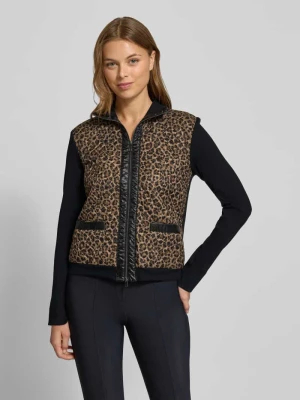 Kurtka z dzianiny z zamkiem błyskawicznym Marc Cain