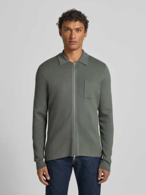 Kurtka z dzianiny z zamkiem błyskawicznym model ‘GUNA’ Samsøe Samsøe