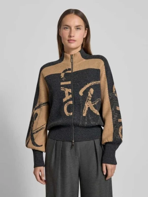 Kurtka z dzianiny z zamkiem błyskawicznym monari