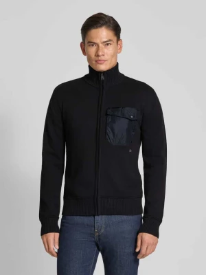 Kurtka z dzianiny ze stójką model ‘BERTI’ Napapijri