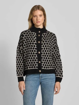 Kurtka z dzianiny ze stójką model ‘Ve44raa’ ZABAIONE