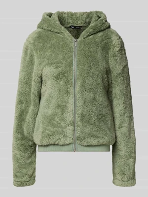 Kurtka z futerka o kroju regular fit z kapturem model ‘NEW ANNA’ Only