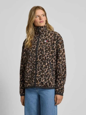 Kurtka z futerka o kroju regular fit ze zwierzęcym nadrukiem Tommy Jeans