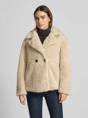 Kurtka z futerka o kroju relaxed fit z kołnierzem z połami s.Oliver RED LABEL