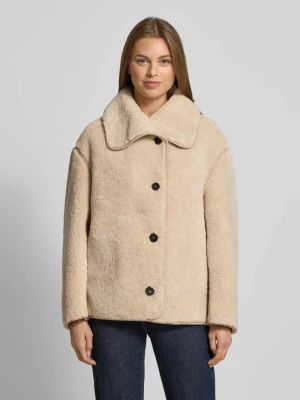 Kurtka z futerka z listwą guzikową model ‘Hafine’ Opus