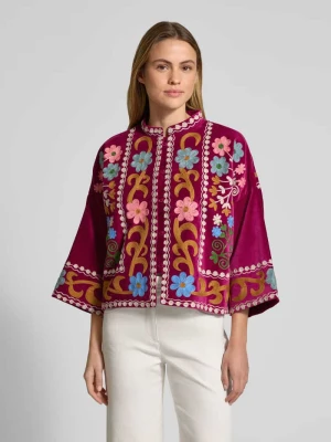Kurtka z haftami model ‘Amby’ LOLLYS LAUNDRY