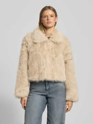 Kurtka z imitacji futra o kroju regular fit z wykładanym kołnierzem model ‘MANNY’ Only