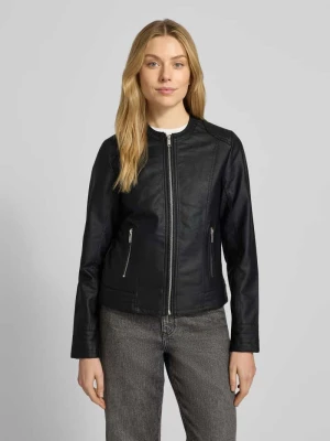 Kurtka z imitacji skóry model ‘Acom’ b.Young