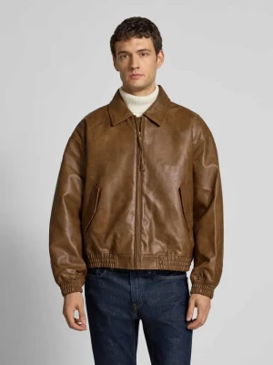 Kurtka z imitacji skóry model ‘Bao’ WOODBIRD