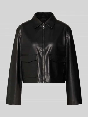 Kurtka z imitacji skóry model ‘Josmica’ Opus