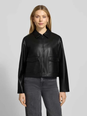 Kurtka z imitacji skóry model ‘Josmica’ Opus