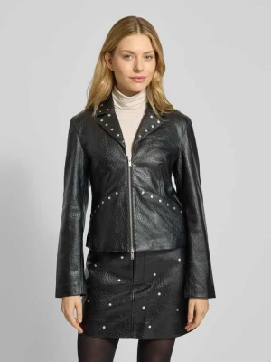 Kurtka z imitacji skóry model ‘Liami’ MbyM