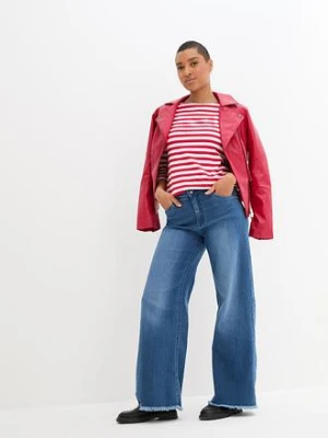 Kurtka z imitacji skóry z czystej wiskozy bonprix