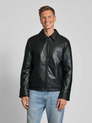 Kurtka z imitacji skóry z zamkiem błyskawicznym MCNEAL