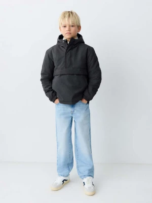 Zdjęcie produktu Kurtka z kapturem antracytowy - Dzieci - - MANGO KIDS