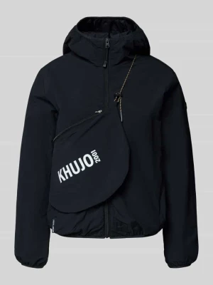 Kurtka z kapturem i detal z logo model 'SHELLY2' khujo