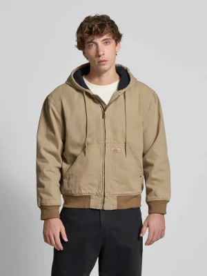 Kurtka z kapturem i detalem z logo model ‘HILHAM HOODED’ Dickies