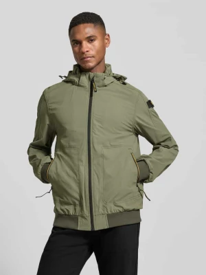 Kurtka z kapturem i kieszeniami na zamek błyskawiczny PME Legend