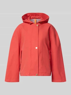 Kurtka z kapturem i klejonymi szwami model 'ELLE' G-LAB