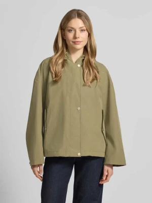 Kurtka z kapturem i klejonymi szwami model 'ELLE' G-LAB