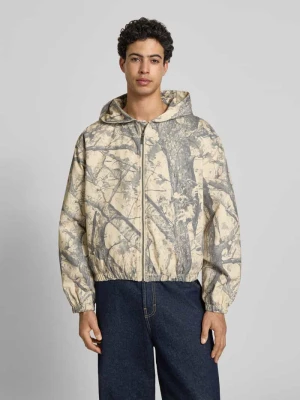 Kurtka z kapturem i logo Karl Kani