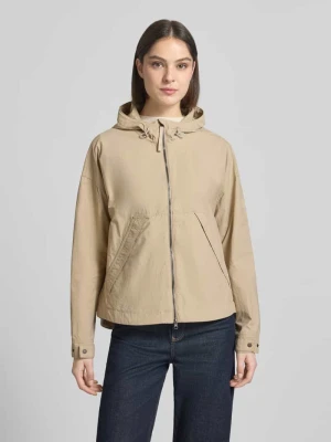 Kurtka z kapturem i zamkiem błyskawicznym dwustronnym camel active